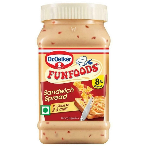 Funfoods Sandwich Spread - Cheese & Chilli: 275 Gm