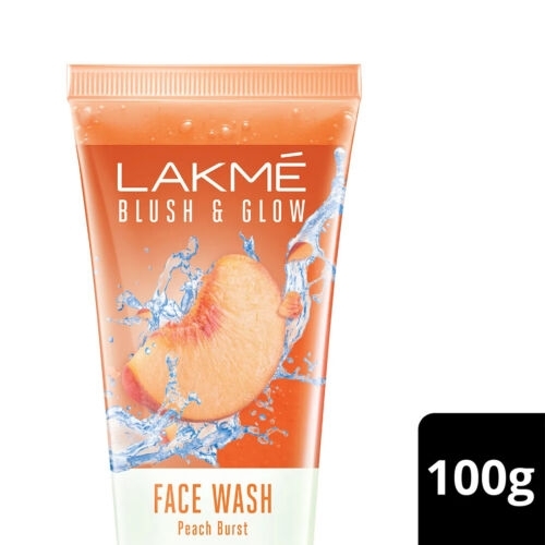 Lakme Blush & Glow Peach Gel Facewash: 100 Gm