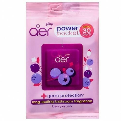 Godrej Aer Power Pocket Berry Rush Bathroom Fragrance - 10 Gm