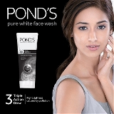 Pond's Pure White Anti-Pollution + Purity Face Wash - 50 Gm