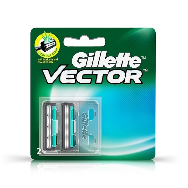 Gillette Vector Twin Blades Cartridge - 2 Units