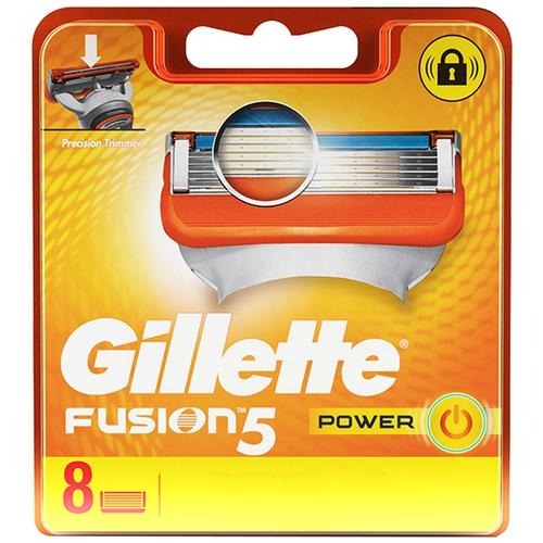 Gillette Fusion Power Cartridges - 8 Units