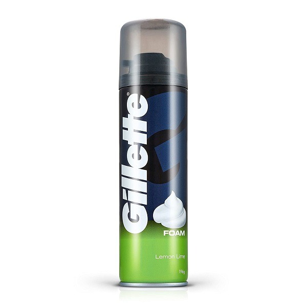 Gillette Shaving Foam - Lemon Lime: 196 Gm
