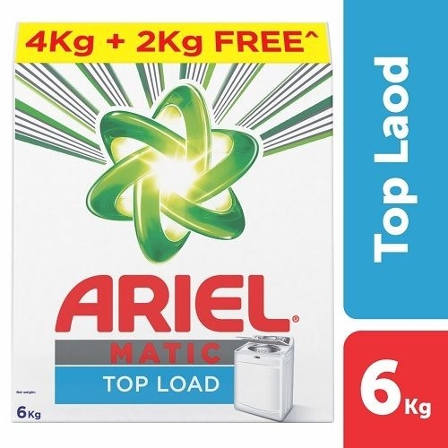 Ariel Matic Top Load Detergent Washing Powder - 4 Kg + 2 Kg Free