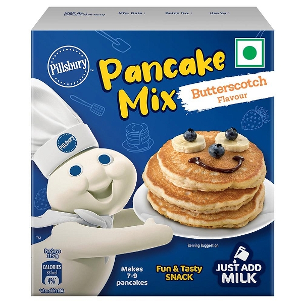 Pillsbury Butterscotch Flavour Pancake Mix - 180 Gm