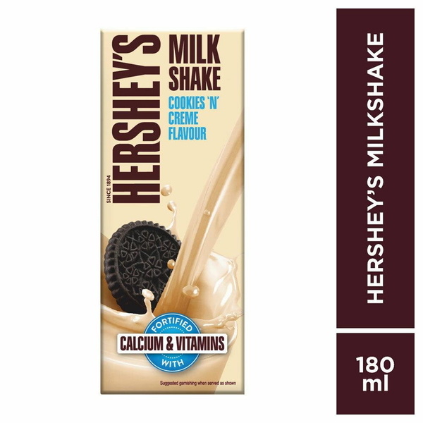 Hershey Milk Shake Cookies N Creme Flavour: 200 Ml