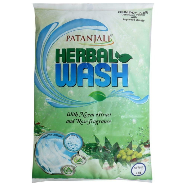 Patanjali Neem & Rose Detergent Powder: 5 Kg