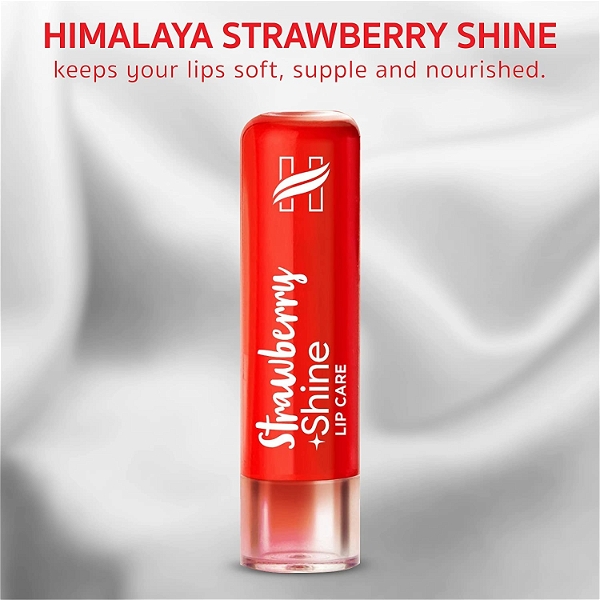 Himalaya Strawberry Shine Lip Care: 4.5 Gm