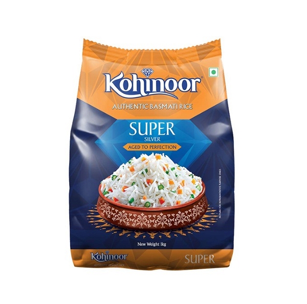 Kohinoor Super Silver Aged Basmati Rice: 1 Kg