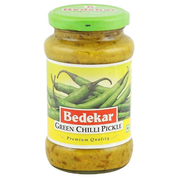 Bedekar Green Chilli Pickle: 400 Gm