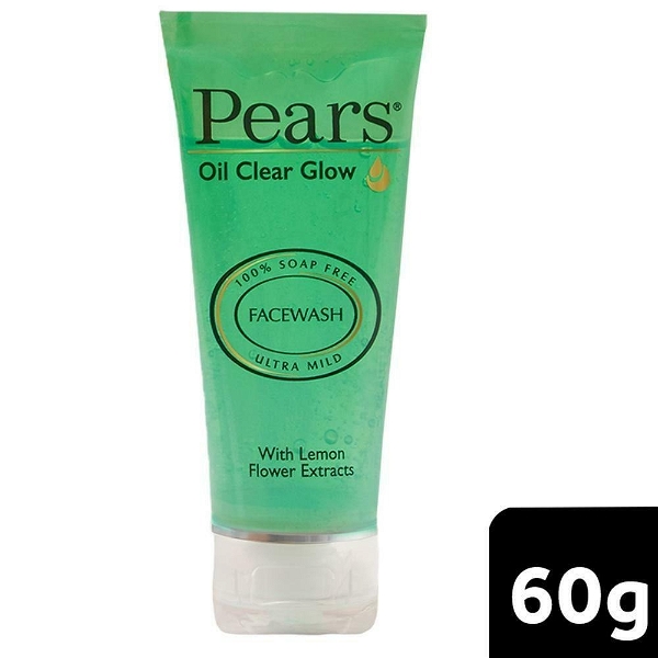 Pears Oil Clear Glow Face Wash: 60 Gm