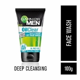 Garnier Men Oil Clear Deep Cleansing Icy Facewash - 100 Gm