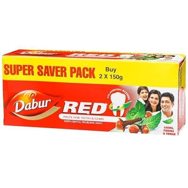 Dabur Red Toothpaste - 2 X 150 Gm