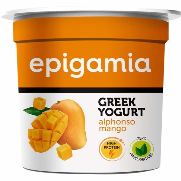 Epigamia Low Fat Greek Yogurt Alphonso Mango - 85 Gms