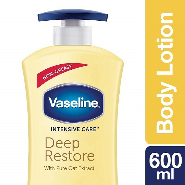 Vaseline Intensive Care Deep Restore Body Lotion - 600 Ml