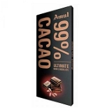 Amul Cacao 99% Ultimate Dark Chocolate - 125 Gm
