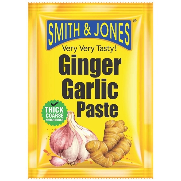 Smith & Jones Ginger Garlic Paste: 25 Gm - 25 Gm
