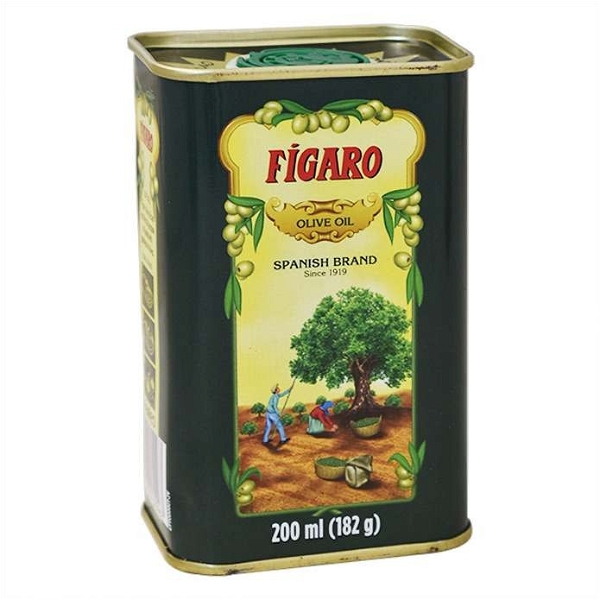 Figaro Pure Olive Oil Tin - 200 Ml