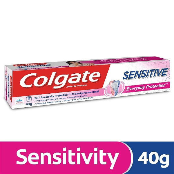 Colgate Sensitive Everyday Protection Anti Cavity Toothpaste - 40 Gm
