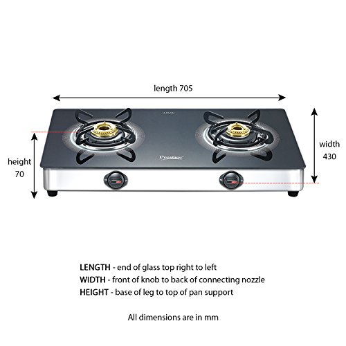 prestige magic glass top 2 burner gas stove