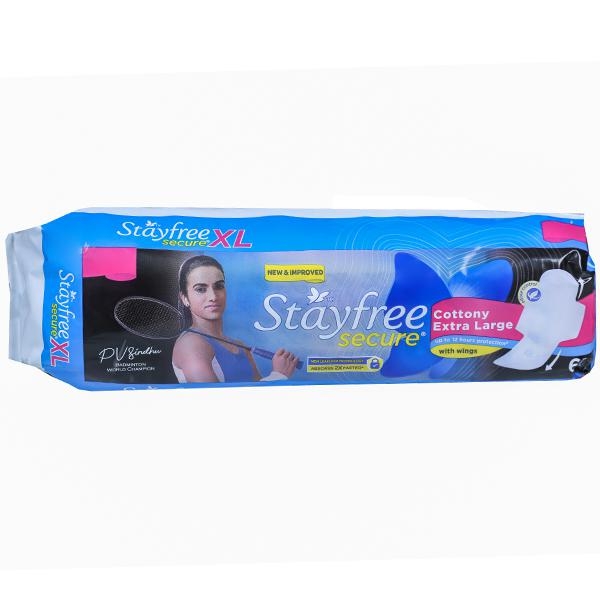 Stayfree Secure Cottony Extra Large - 6 Pads