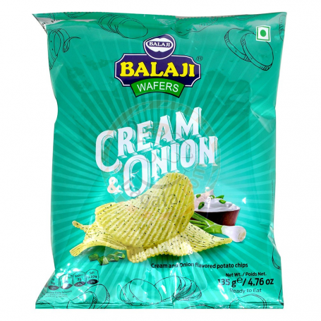 Balaji Cream & Onion Wafers - 40g