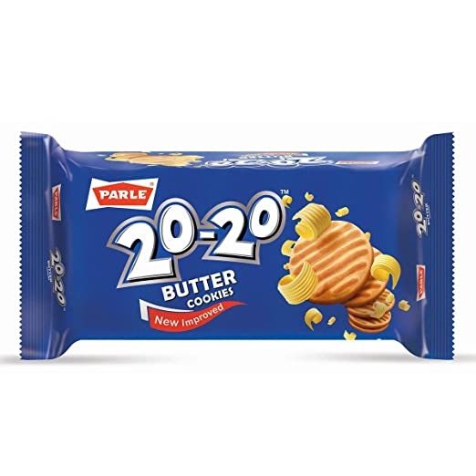 Parle 20-20 Butter Cookies Biscuits 