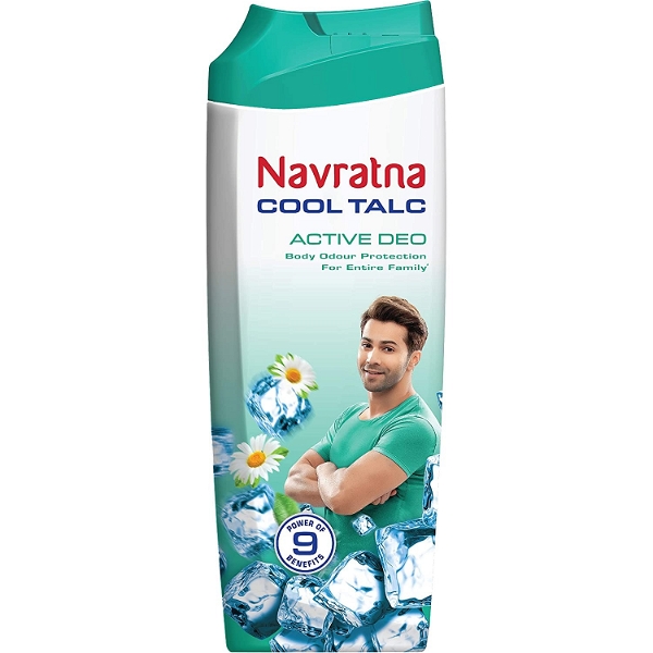 Emami Navratna Cool Talc - 100g + 40ml (Shampoo Free)