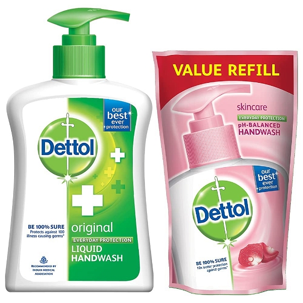 Dettol Handwash - 200ml (Value Refill Free)