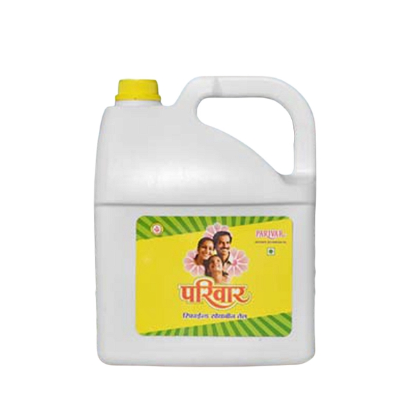 Parivar Soyabean Oil - 5Ltr (Jar)