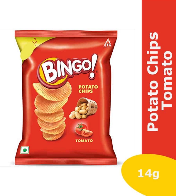 Bingo Potato Chips(Tomato) - 14g