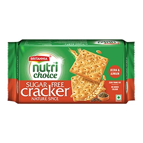 Britannia britannia nutri choice sugar free cracker(nature spice) - 300g