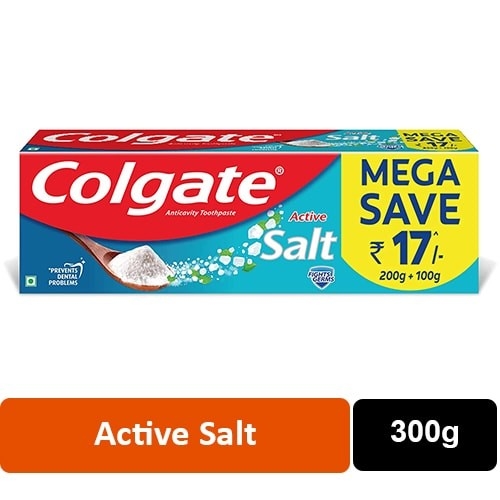 Colgate Active Salt Toothpaste Colgate (300g) - 300g