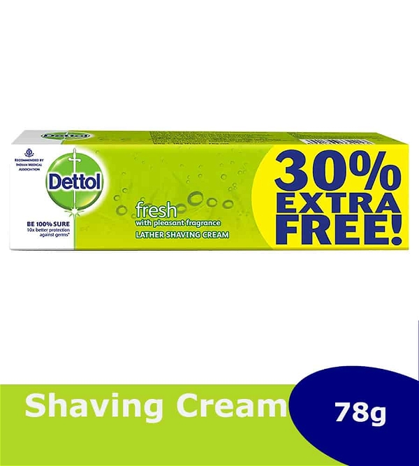 Dettol dettol fresh lather shaving cream - 78g