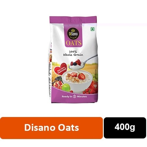 Disano DiSano Oats, High in Protein & Fibre Pouch (400g) - 400g