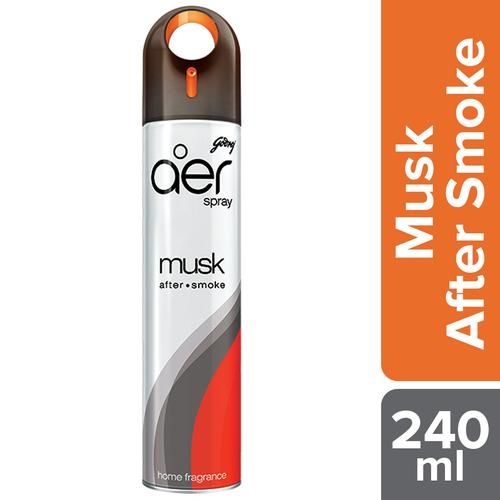 godrej air freshner - musk after smoke - 240ml/137g