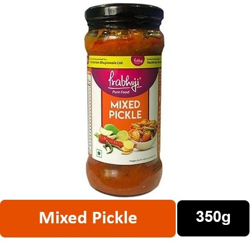 Haldiram haldiram prabhuji mixed pickle - 350g