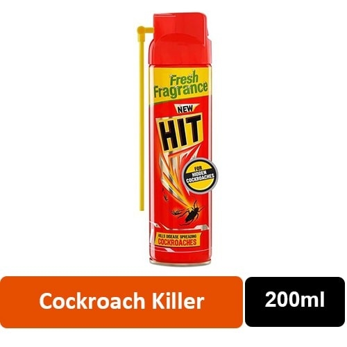 HIT Cockroach Killer Spray(Free Godrej Ezee Liquid Detergent Worth Rs10) - 200ml