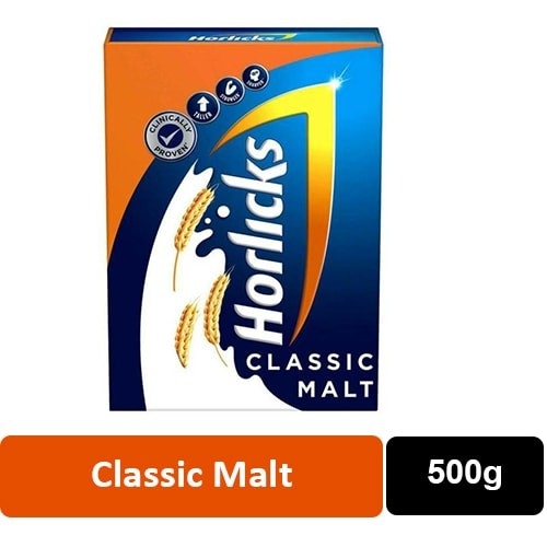 Horlicks horlicks classic malt (500g) Box - 500g Box