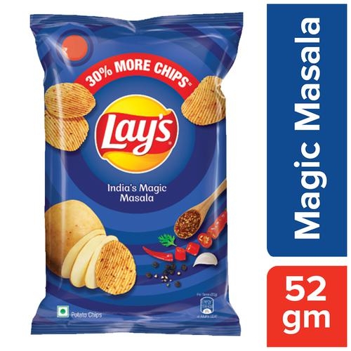 Lays Potato Chips - Indian Magic Masala - 52g