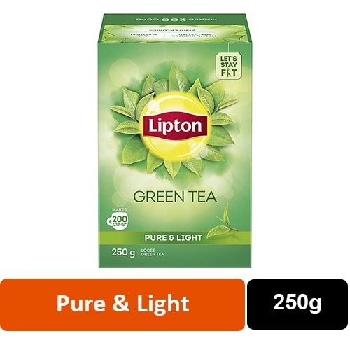 Lipton lipton green tea pure & light green tea - 250g