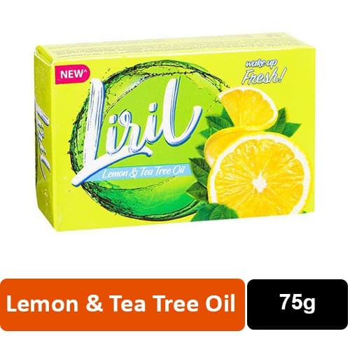 Liril liril lemon & tea tree oil soap - 75g