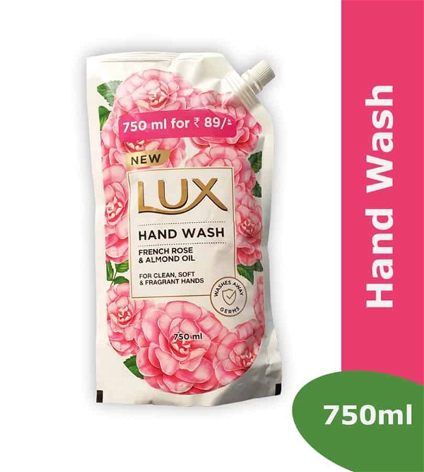 Lux lux hand wash(french rose & almond oil) - 750ml
