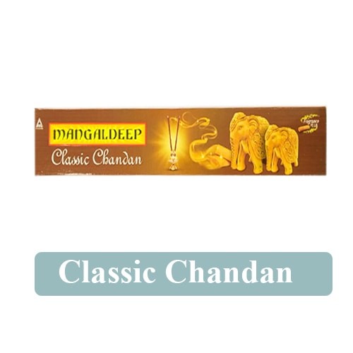 Mangaldeep mangaldeep puja agarbatti(classic chandan) - 12 Sticks