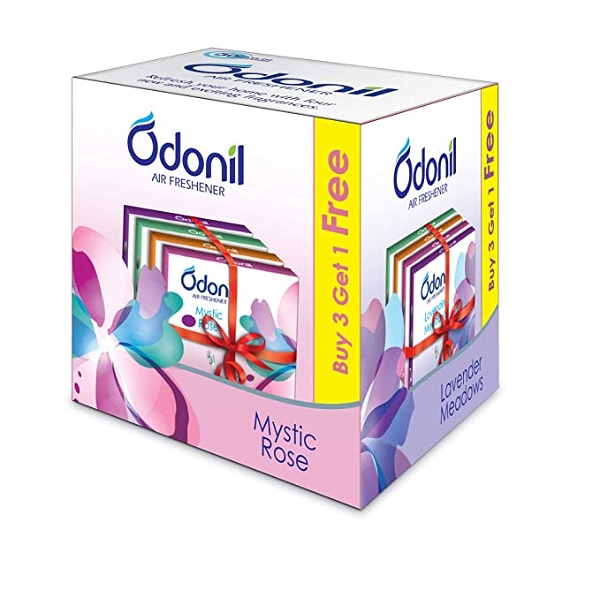 odonil air freshener (buy 3 get 1 free) 200g - 200g=50g x 4N