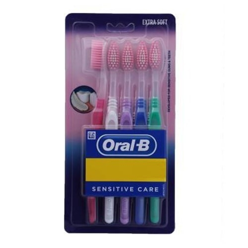 Oral-B oral-b sensitive care toothbrush extra soft toothbrush - 5 Toothbrushes