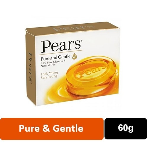 Pears pears pure & gentle bathing soap bar -60g - 60g