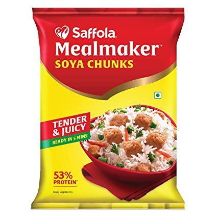 Saffola saffola mealmaker soya chunks - 200g
