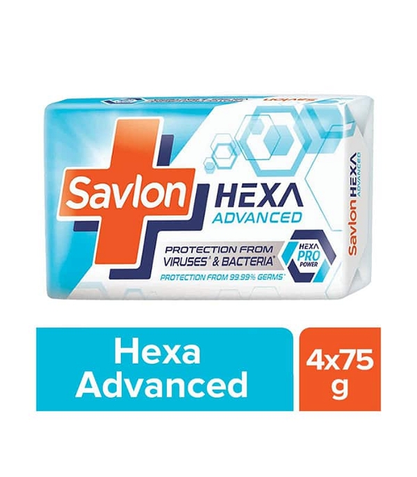 Savlon savlon hexa advanced protection soap -75g - 4U x 75g =300g