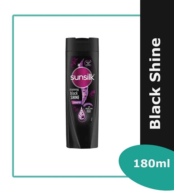 Sunsilk Black shine Shampoo - 180ml